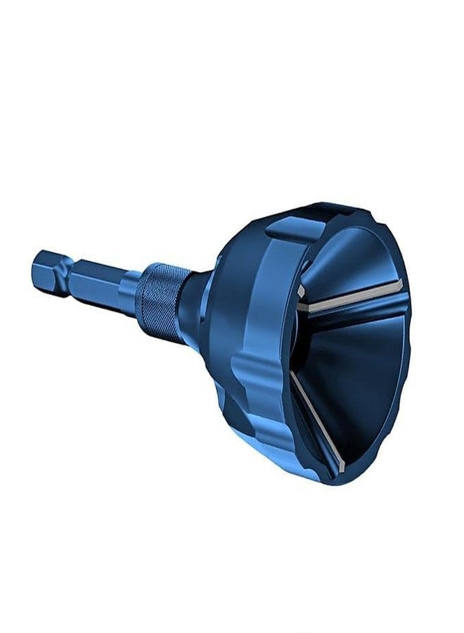 SUNBEET Deburring External Chamfer Tool Improved Sharpness Chamfering Drill Bit Tool Blue - Image 1